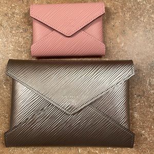 Louis Vuitton mini envelopes - Pink and Silver- Brand New- never used